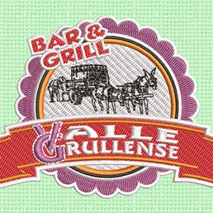 Best Valle Grullense Embroidery logo.