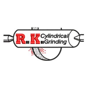 Best RK Cylindrical Grinding Embroidery logo.