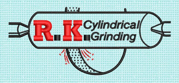 Best RK Cylindrical Grinding Embroidery logo.