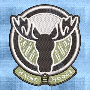 Best Maine Moose Embroidery logo.