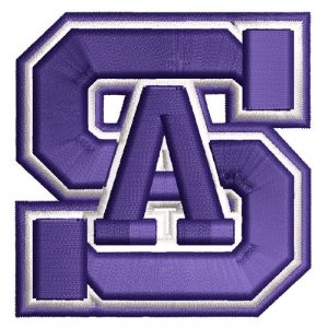 Best Saint Anthony High School Embroidery logo.
