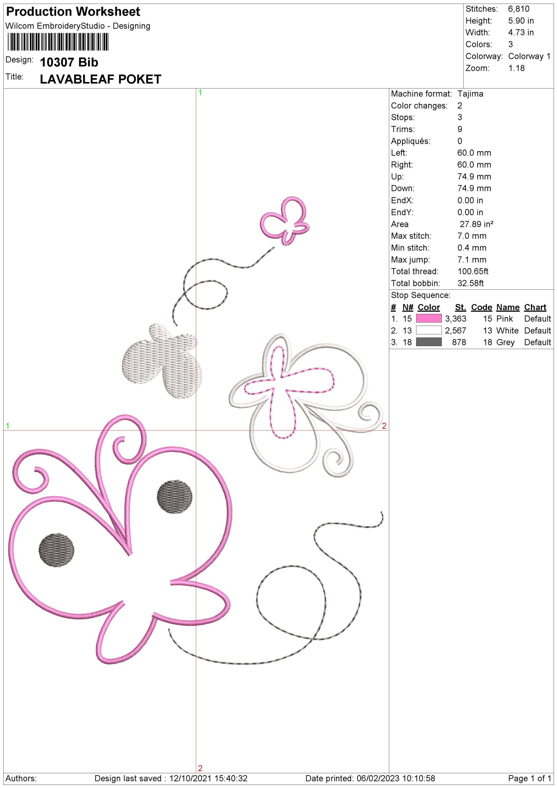 Butterfly Embroidery logo.