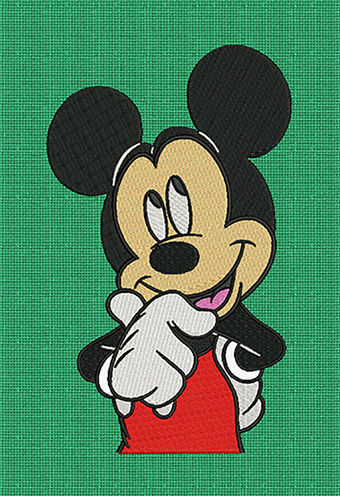 Mickey Mouse Embroidery logo.