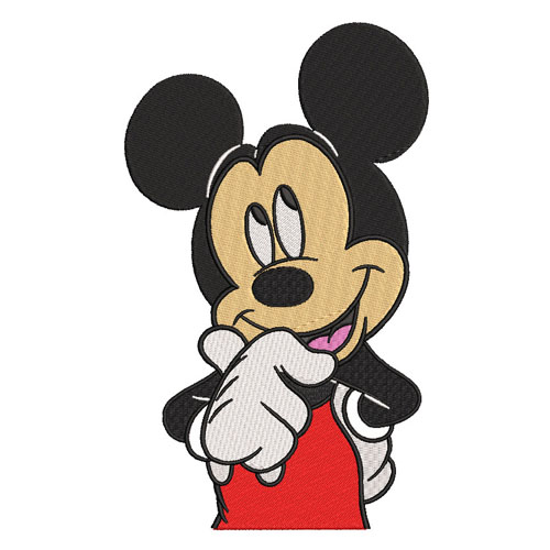 Mickey Mouse Embroidery logo.