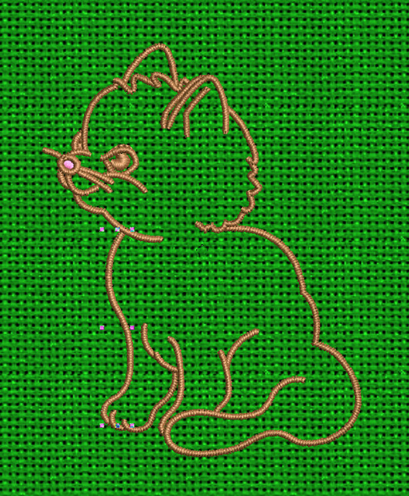 Best Cat Embroidery logo. - Image 2