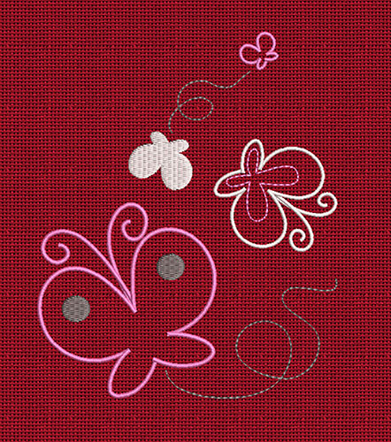Butterfly Embroidery logo.