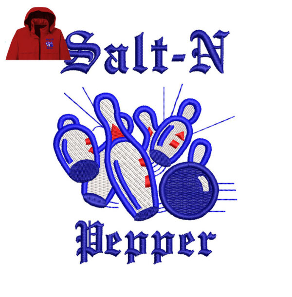 Best Bowling Embroidery logo for Jacket.