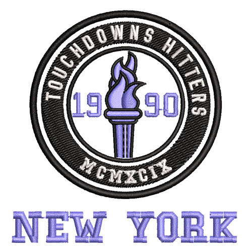 Touch Downs Hitters Embroidery logo.